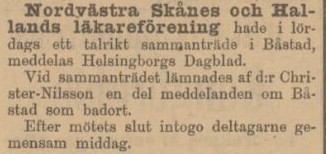 HELSINGBORGS DAGBLAD – 15 juli 1901