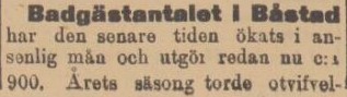 HALLAND – 3 augusti 1901