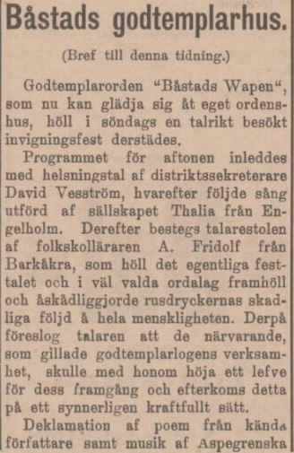 ÅBY-ÅSTORPSTIDNINGEN – 1 oktober 1901