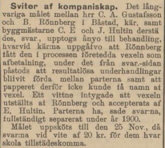 ENGELHOLMS TIDNING – 29 oktober 1901