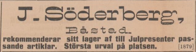 SYDHALLAND – 14 december 1901