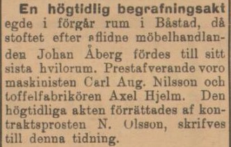 HÖGANÄSPOSTEN – 20 december 1901