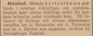 HELSINGBORGS DAGBLAD – 20 december 1901
