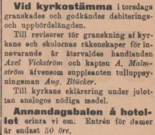 SYDHALLAND – 24 december 1901