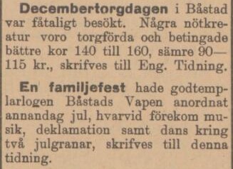 ÅSBO HÄRADERS TIDNING – 30 december 1901