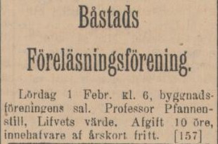 SYDHALLAND – 28 januari 1902
