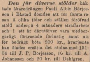 SYDHALLAND – 1 mars 1902 (forts.)