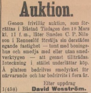 SYDHALLAND – 13 mars 1902 (forts.)