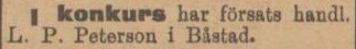 HALLAND – 4 april 1902