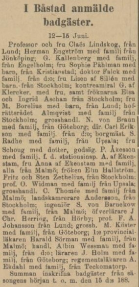 HALLAND – 18 juni 1902