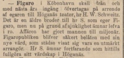 ÖRESUNDSPOSTEN – 23 december 1884